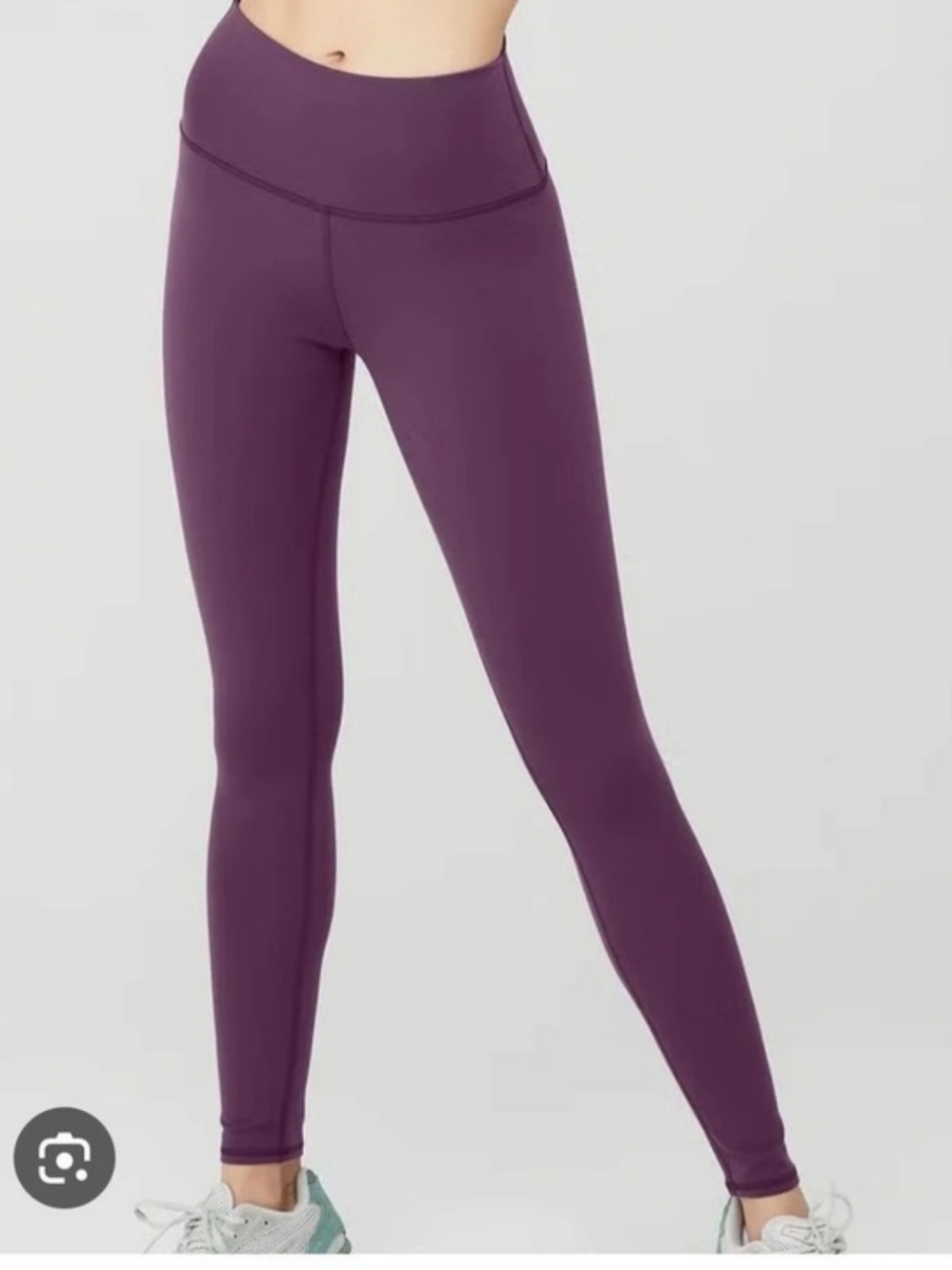 Alo Yoga High-Waist Airbrush Legging In Oxblood Purple Size S